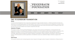 Desktop Screenshot of feigenbaumfoundation.org